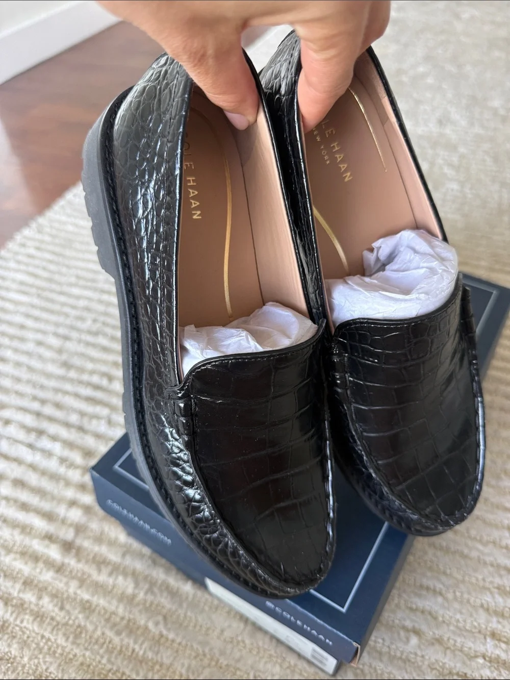 Cole Haan sleek slip